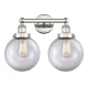 A thumbnail of the Innovations Lighting 616-2W-10-16-L Beacon Vanity Polished Nickel / Clear