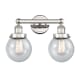 A thumbnail of the Innovations Lighting 616-2W-10-16 Beacon Vanity Polished Nickel / Seedy