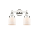 A thumbnail of the Innovations Lighting 616-2W-10-16 Bell Vanity Polished Nickel / Matte White