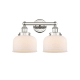 A thumbnail of the Innovations Lighting 616-2W-10-16-L Bell Vanity Polished Nickel / Matte White