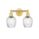 A thumbnail of the Innovations Lighting 616-2W-12-14 Salina Vanity Satin Gold / Clear Spiral Fluted