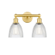 A thumbnail of the Innovations Lighting 616-2W-12-15 Castile Vanity Satin Gold / Clear