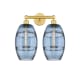 A thumbnail of the Innovations Lighting 616-2W 12 17 Vaz Vanity Satin Gold / Princess Blue