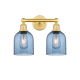 A thumbnail of the Innovations Lighting 616-2W 12 15 Bella Vanity Satin Gold / Princess Blue