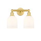 A thumbnail of the Innovations Lighting 616-2W 12 15 Bella Vanity Satin Gold / Glossy White