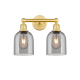 A thumbnail of the Innovations Lighting 616-2W 12 15 Bella Vanity Satin Gold / Light Smoke