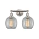 A thumbnail of the Innovations Lighting 616-2W-12-15 Belfast Vanity Brushed Satin Nickel / Clear Crackle