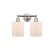 A thumbnail of the Innovations Lighting 616-2W-12-14 Cobbleskill Vanity Brushed Satin Nickel / Matte White