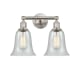 A thumbnail of the Innovations Lighting 616-2W-14-15 Hanover Vanity Brushed Satin Nickel / Fishnet