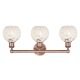 A thumbnail of the Innovations Lighting 616-3W 10 24 White Mouchette Vanity Alternate Image