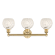 A thumbnail of the Innovations Lighting 616-3W 10 24 White Mouchette Vanity Alternate Image