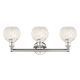 A thumbnail of the Innovations Lighting 616-3W 10 24 White Mouchette Vanity Alternate Image