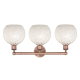 A thumbnail of the Innovations Lighting 616-3W 12 26 White Mouchette Vanity Alternate Image