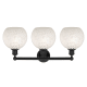 A thumbnail of the Innovations Lighting 616-3W 12 26 White Mouchette Vanity Alternate Image