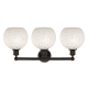 A thumbnail of the Innovations Lighting 616-3W 12 26 White Mouchette Vanity Alternate Image