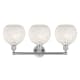 A thumbnail of the Innovations Lighting 616-3W 12 26 White Mouchette Vanity Alternate Image