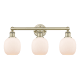 A thumbnail of the Innovations Lighting 616-3W-12-24 Belfast Vanity Antique Brass / Matte White