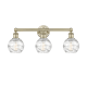 A thumbnail of the Innovations Lighting 616-3W-11-24 Athens Vanity Antique Brass / Clear Deco Swirl