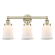 A thumbnail of the Innovations Lighting 616-3W-13-24 Canton Vanity Antique Brass / Matte White