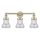 A thumbnail of the Innovations Lighting 616-3W-10-25 Bellmont Vanity Antique Brass / Seedy