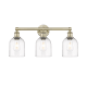 A thumbnail of the Innovations Lighting 616-3W 12 24 Bella Vanity Antique Brass / Clear