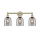 A thumbnail of the Innovations Lighting 616-3W 12 24 Bella Vanity Antique Brass / Light Smoke