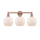 A thumbnail of the Innovations Lighting 616-3W-13-26 Athens Vanity Antique Copper / Matte White