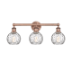 A thumbnail of the Innovations Lighting 616-3W-11-24 Athens Vanity Antique Copper / Clear Water Glass