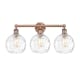 A thumbnail of the Innovations Lighting 616-3W-13-26 Athens Vanity Antique Copper / Clear Water Glass