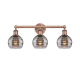 A thumbnail of the Innovations Lighting 616-3W 10 24 Rochester Vanity Antique Copper / Light Smoke