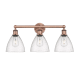 A thumbnail of the Innovations Lighting 616-3W-12-26 Bristol Glass Vanity Antique Copper / Seedy