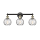 A thumbnail of the Innovations Lighting 616-3W-11-24 Athens Vanity Black Antique Brass / Clear Water Glass