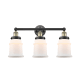 A thumbnail of the Innovations Lighting 616-3W-13-24 Canton Vanity Black Antique Brass / Matte White