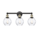 A thumbnail of the Innovations Lighting 616-3W-11-24 Waverly Vanity Black Antique Brass / Clear