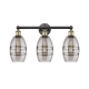 A thumbnail of the Innovations Lighting 616-3W 10 24 Vaz Vanity Black Antique Brass / Light Smoke