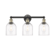 A thumbnail of the Innovations Lighting 616-3W 12 24 Bella Vanity Black Antique Brass / Clear