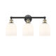 A thumbnail of the Innovations Lighting 616-3W 12 24 Bella Vanity Black Antique Brass / Glossy White