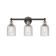 A thumbnail of the Innovations Lighting 616-3W 11 23 Bridal Veil Vanity Black Antique Brass