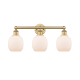 A thumbnail of the Innovations Lighting 616-3W-12-24 Belfast Vanity Brushed Brass / Matte White