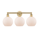 A thumbnail of the Innovations Lighting 616-3W-13-26 Athens Vanity Brushed Brass / Matte White