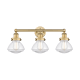 A thumbnail of the Innovations Lighting 616-3W-10-25 Olean Vanity Brushed Brass / Clear