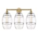 A thumbnail of the Innovations Lighting 616-3W 12 26 Vaz Vanity Brushed Brass / Clear