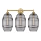 A thumbnail of the Innovations Lighting 616-3W 12 26 Vaz Vanity Brushed Brass / Light Smoke