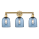 A thumbnail of the Innovations Lighting 616-3W 12 24 Bella Vanity Brushed Brass / Princess Blue