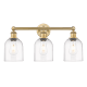 A thumbnail of the Innovations Lighting 616-3W 12 24 Bella Vanity Brushed Brass / Clear