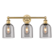 A thumbnail of the Innovations Lighting 616-3W 12 24 Bella Vanity Brushed Brass / Light Smoke