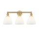 A thumbnail of the Innovations Lighting 616-3W-12-26 Bristol Glass Vanity Brushed Brass / Matte White