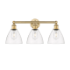 A thumbnail of the Innovations Lighting 616-3W-12-26 Bristol Glass Vanity Brushed Brass / Clear