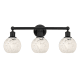 A thumbnail of the Innovations Lighting 616-3W 10 24 White Mouchette Vanity Matte Black