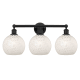 A thumbnail of the Innovations Lighting 616-3W 12 26 White Mouchette Vanity Matte Black